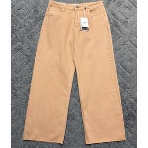 Vervet Blue Olivia Wide Leg Stretch Sand Storm Women's Jeans Denim Size 31